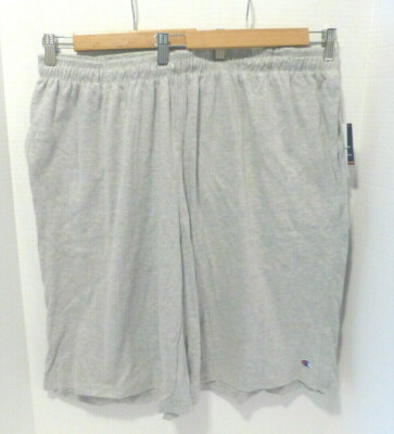 Jersey Shorts Champion 4XL Gray NEW Big Tall Cotton