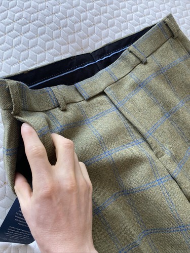 Traje de ventana Brook Taverner (42Lx36W) nuevo con etiquetas Haincliffe Yorkshire TWEED 2 piezas - Imagen 17 de 21