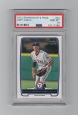 2012 Bowman Draft Picks & Prospects * Rookie Card * Joey Gallo * #32 * PSA 10