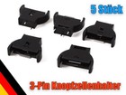 5 Stück Knopfzellenhalter 3-Pin für CR2012, CR2032 uvm. 3V für vertikale Montage