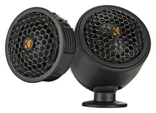 Kicker 51KST2504 1" Car Audio Tweeters w/Crossovers+Swivel Mount, 4ohm KST250