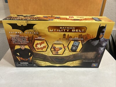 Batman Begins Batman Utility Belt By Thinking Toy. New Sealed Box