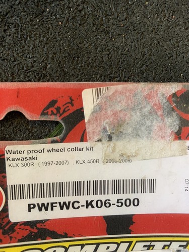 Pivot Work Front Waterproof Wheel Collar Kit 97-07 KLX 300 08-09 KLX 450r - Picture 2 of 2