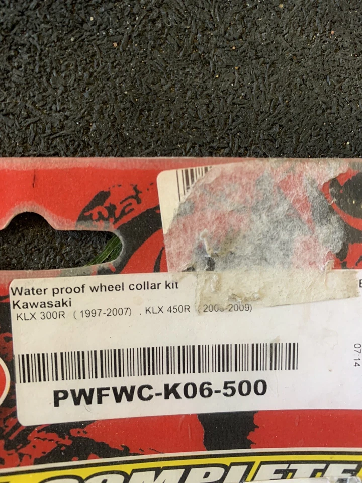 Pivot Work Front Waterproof Wheel Collar Kit 97-07 KLX 300 08-09 KLX 450r - Image 2 of 2