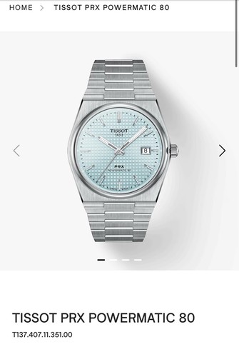 Tissot Prx Ice Blue - Picture 3 of 4