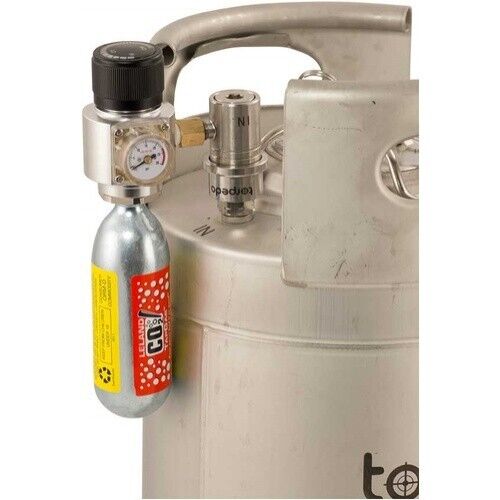 Torpedofass Druckpack - CO2-Regler & Schnellabschaltung (QD) - Bild 2 von 2