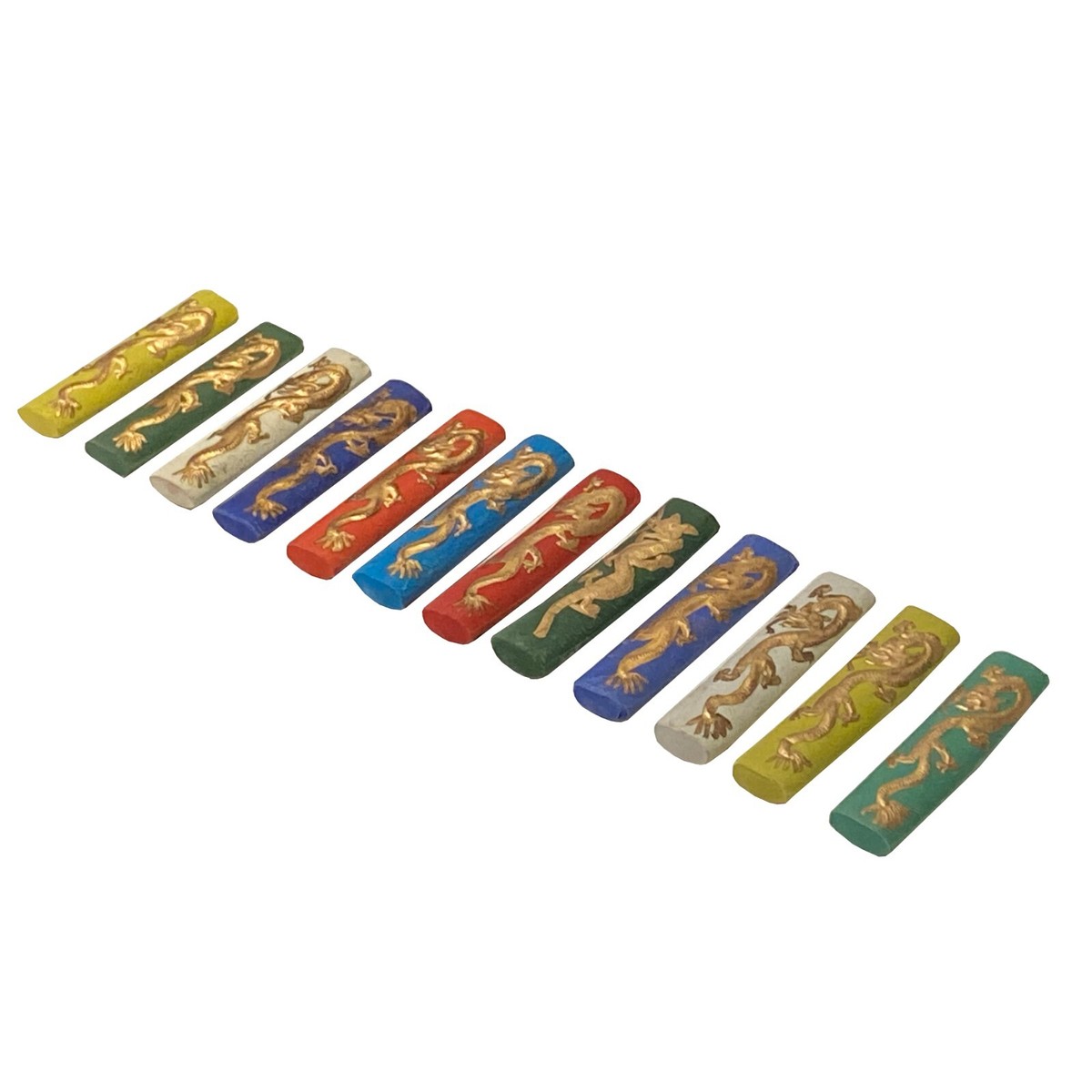 Chinese Calligraphic Multi Color Ink Sticks With Golden Color Dragon ws3151S Chinese Calligraphic Multi Color Ink Sticks With Golden Color Dragon ws3151S