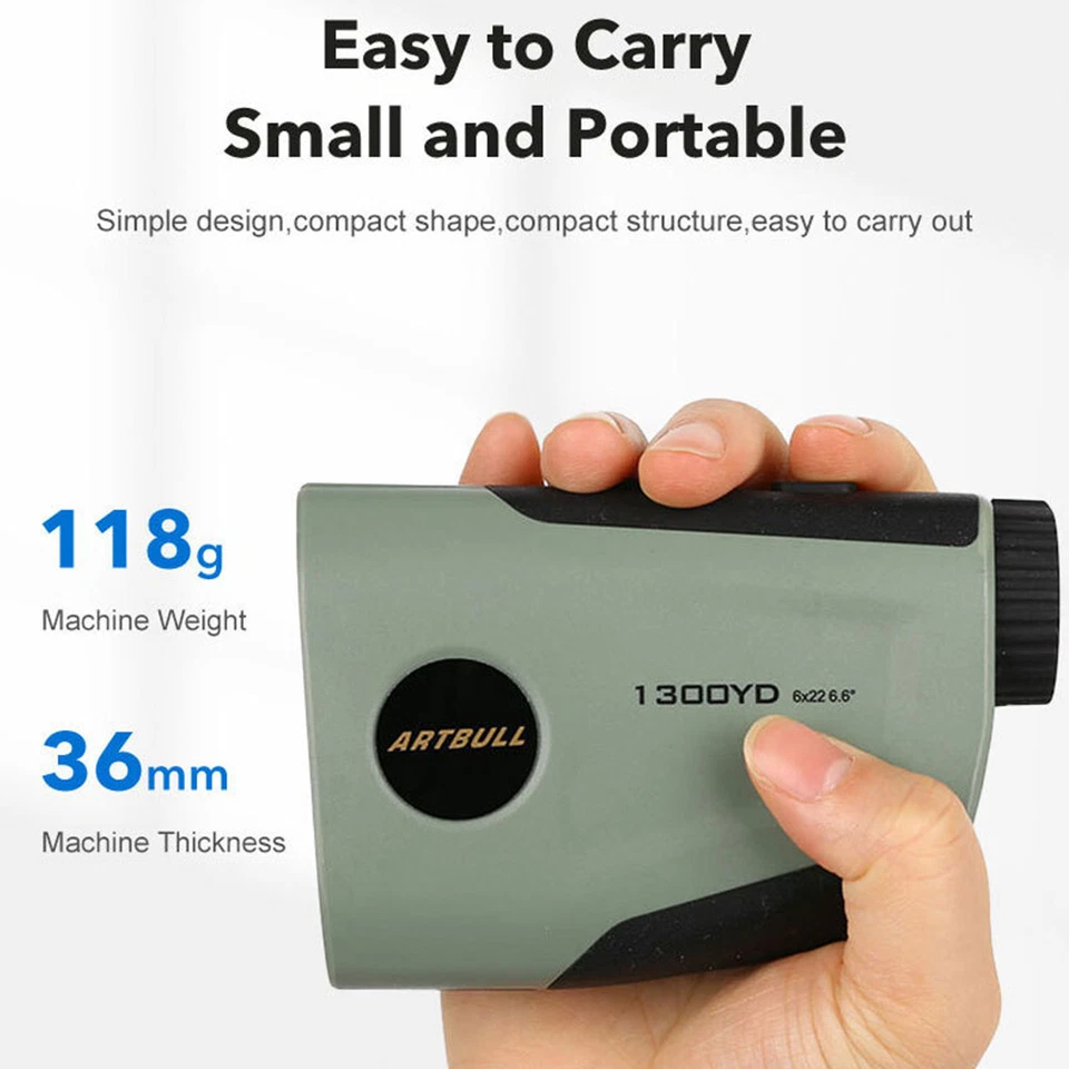 6x Laser Rangefinder Golf Finder New Telescope Range Tour Good Slope Hunting - Image 4 of 4