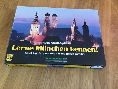 Lerne München kennen !  Schmidt Spiele Retro 1987 vintage süddeutsche Zeitung