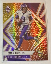 Kirk Cousins FIREBURST PRIZM - Vikings - 2020 Phoenix Football