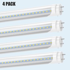 4 Piezas 2FT T8 LED Tubo Bombillas G13 LED Tienda Luces 6500K Garaje Armario Gabinete