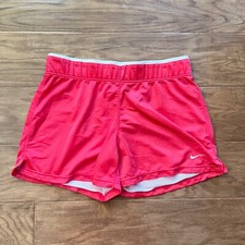 Nike Shorts Size L Coral Pink/White Performance Mesh Running