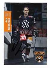 Eishockey AK/Postcard 21-22 - Jan Nijenhuis - Grizzlys Wolfsburg - Signiert