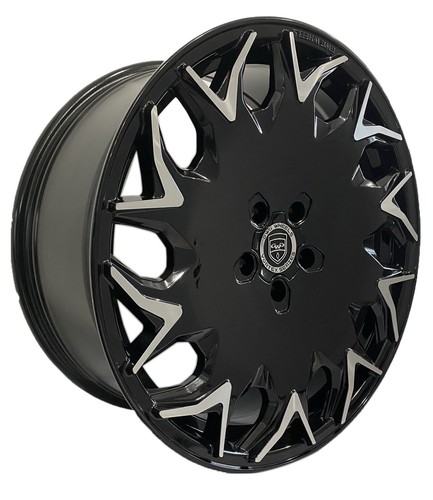 4 GV06 20 inch Staggered Black Rims fits MERCEDES CL-CLASS (215) 2000-03