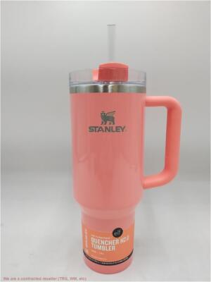Stanley 40 oz Stainless Steel H2.0 FlowState Tumbler Coral Fixation - e.l.f.