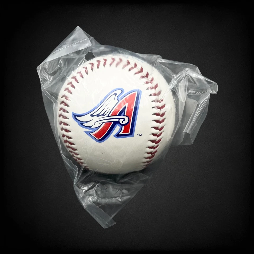Anaheim California Angels Oficial MLB Béisbol Gene A Budig Rawlings Nuevo de Lote Antiguo en Bolsa Foto 2 de 4