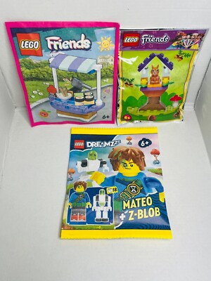 LEGO Friends & Dreamzzz Mini-Builds & Minifiguren in Papiertüten | Brandneu