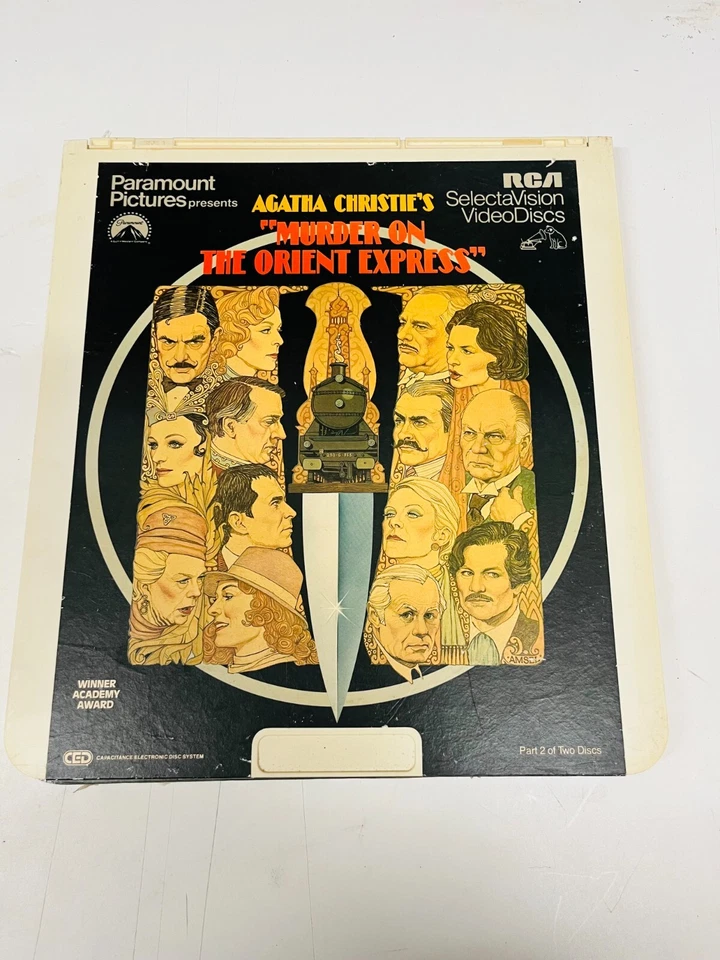 "Murder On The Orient Expressed BOTH Parts 1 & 2 CED VIDEODISC - Image 2 of 2