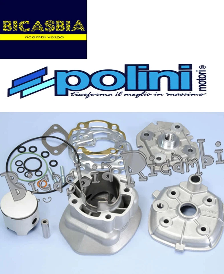9504 - CILINDRO POLINI 47,6 ALLUMINIO EVOLUTION 3 MALAGUTI 50 F 12 50 PHANTOM L