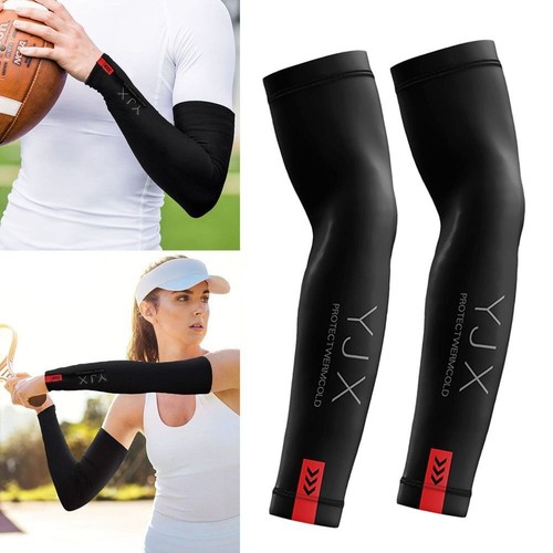 1Pair Cooling Sun Protection Arm Cover Elastic Cycling Driving Gloves Men Women