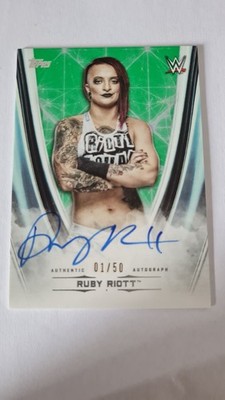 Topps WWE Raw - Ruby Riott Authentic Autograph 01 / 50 Top