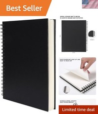 8.5x11inches Hardbound Sketch Book, Spiral Bound Sketch Pad, 80-Sheets 90gsm