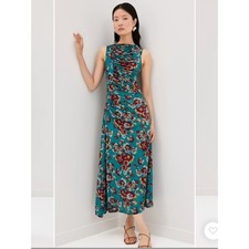 Ulla Johnson Livia Dress in Jade Floral Size Medium NWOT $520
