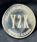 Rare 2000 Y2K Millennium Souvenir 1 Ounce .999 Silver Round