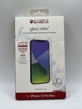Zagg Invisible Shield Glass Elite Screen Protector for iPhone 12 Pro Max
