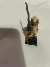 Games Workshop Warhammer Metal Citadel Miniature Chaos Champion Painted 1984Base