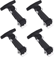 Creatyi 4 Packs Rubber Flexible Hasp T-Handle Draw Latches (Style 1..)