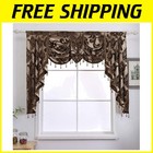Jacquard Waterfall Valance for Living Room