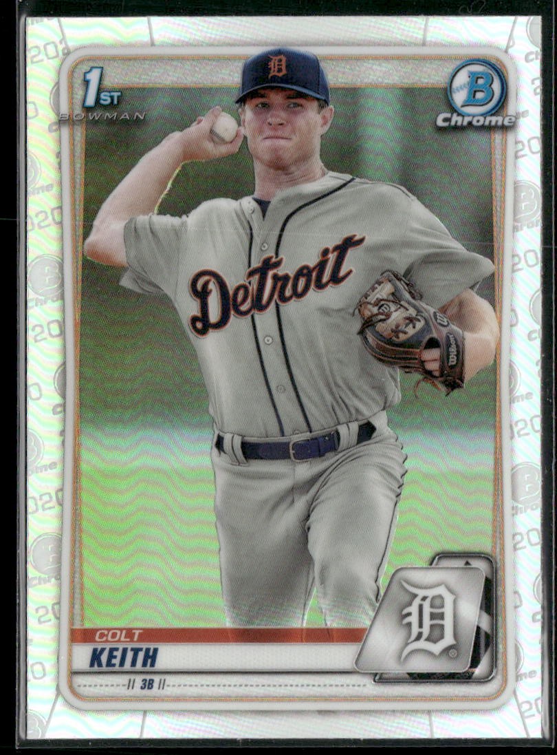 2020 Bowman Draft #BD-54 Colt Keith Chrome Refractor