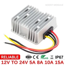 DC DC Boost Converter 12V to 24V 5A 8A 10A 15A Step-Up Voltage Regulator Tools