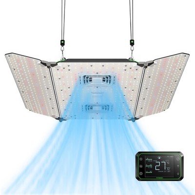 VIVOSUN AeroLight Wing AW400 LED Grow Light mit Einstellbarem Spektrum und E42A