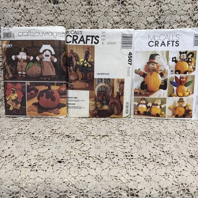 McCalls Crafts And Simplicity Vintage Fall And Halloween Sewing Patterns
