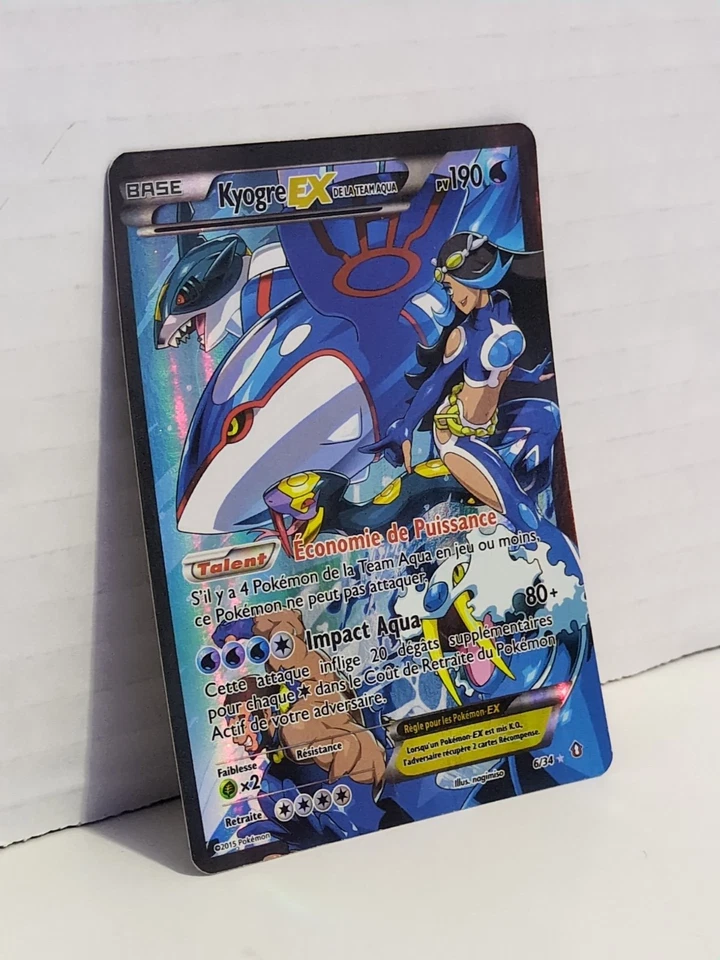 💦 Pokemon XY Double Crisis ( French ) Team Aqua's Kyogre EX Full Art Ultra Rare - Image 2 of 4