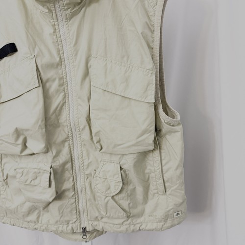 Nike ACG Vintage Vest Mens Large Beige Cargo Utility Pockets 3 Outer Layer Mesh - Picture 15 of 16