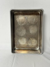 Baking Broiling Pan Mirro Aluminum 9 1/4" x 6 1/2" x 2" Made In USA Cooking VTG
