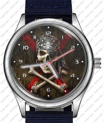 Piratenschädel schöne einzigartige stilvolle Armbanduhr