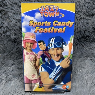 Lazy Town Sports Candy Festival VHS Tape 2006 Nick Jr. Nickelodeon