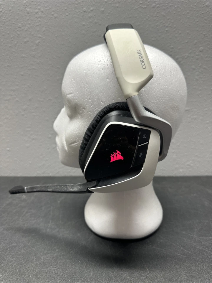 Corsair Void RGB Elite Black/White Wireless Headband Headset UNTESTED - Image 3 of 4