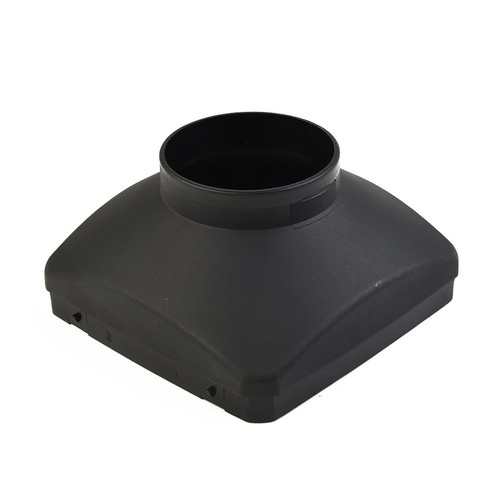 1x Single Hole Cover Outlet Cover Single Hole 75mm Diameter Black Fashion Hot - Picture 9 of 12