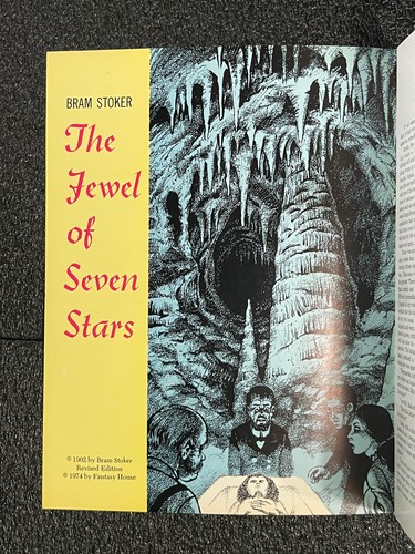 Bram Stoker Jewel of Seven Stars Vintage 1974 Fantasy Classics Horror Story Dracula - Bild 2 von 10