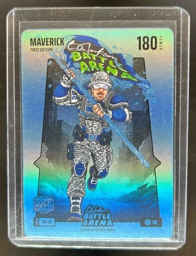 2026 Bo Jackson Battle Arena 1st Ed. Maverick Blue Battlefoil Rookie RC #BBF-68