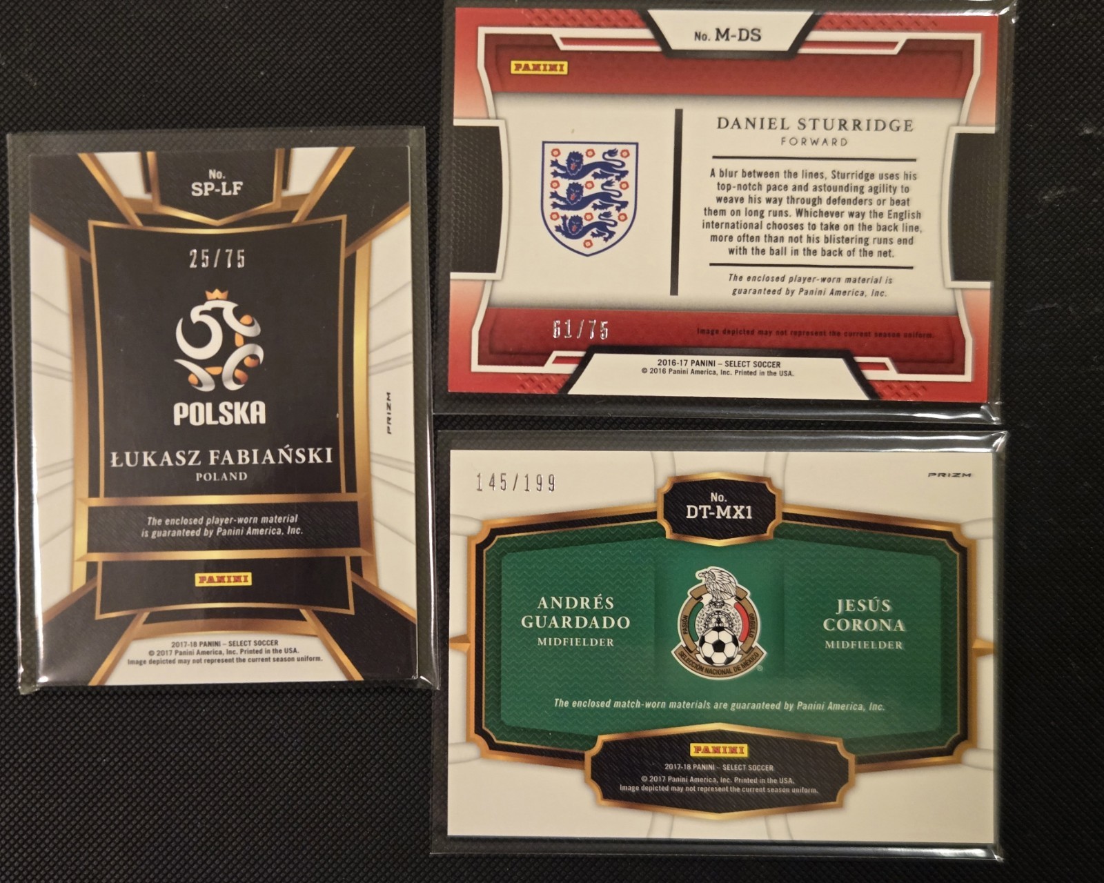 15x Card Autograph Game Used Relic Soccer Lot Chrome Gold Refractor Prizm Silver view 6