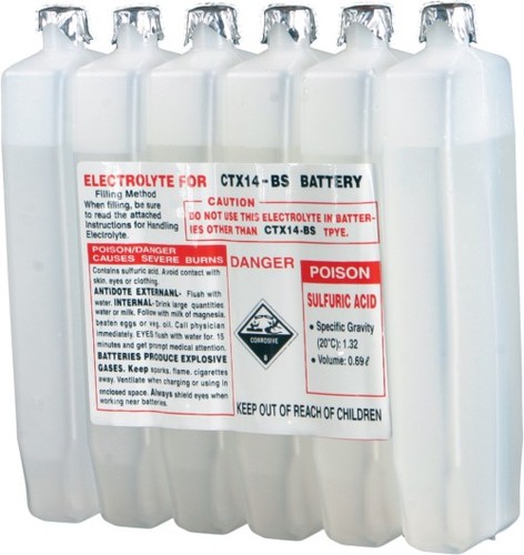 WPS - 190CC CTX - Sealed Battery Electrolyte Pack 49-3020 190CC CTX 49-3020