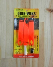 Wildlife Research Quik Wicks, Hanging Scent Wicks w Screw Tops;  Pack of 3;  363