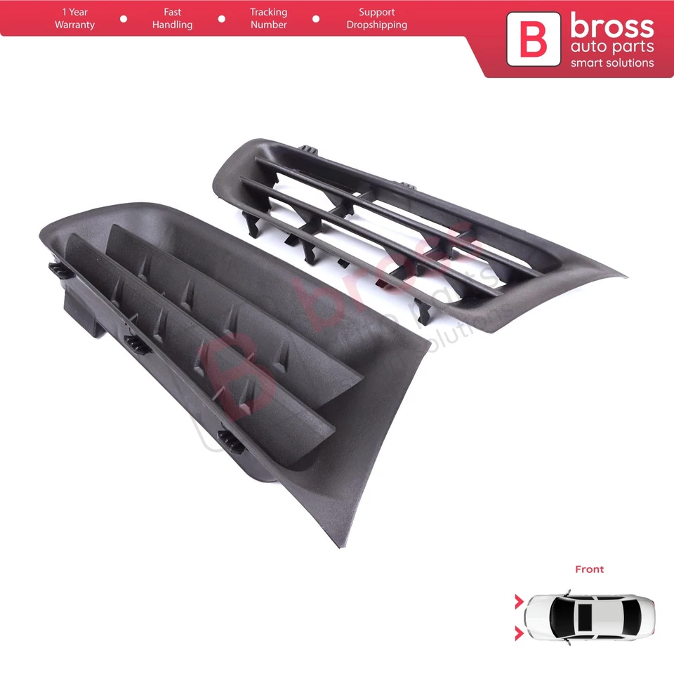 Juego de panel de rejilla de ventilación de aire para parachoques delantero para Renault Megane 2 2006-2009 Facelift Foto 4 de 4