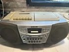 Vintage Sony CFD-S22 CD AM/FM Radio Cassette Mega Bass Boombox - Tested 100%